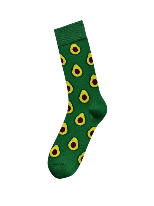 Colorful Avocado Watermelon Chili Fun Socks Set