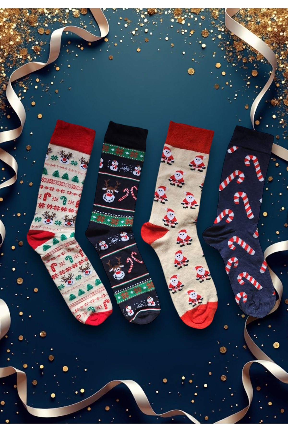 New year Christmas Socks