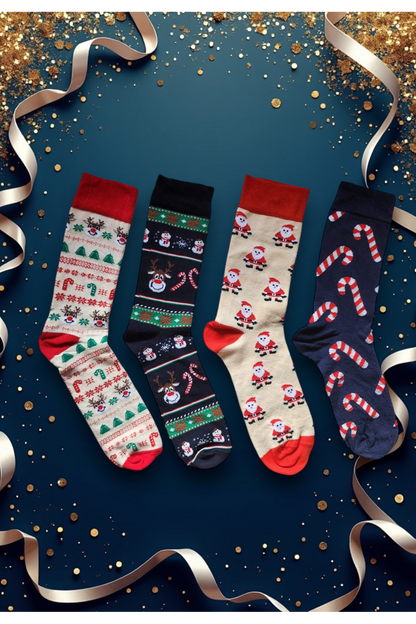 New year Christmas Socks