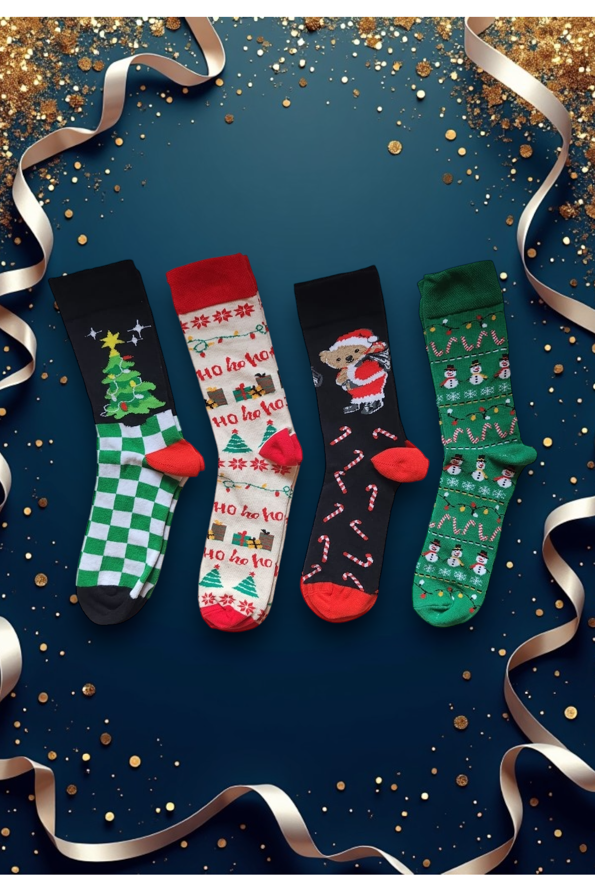 New year Christmas Socks