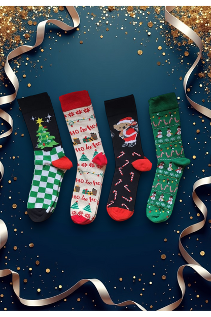 New year Christmas Socks