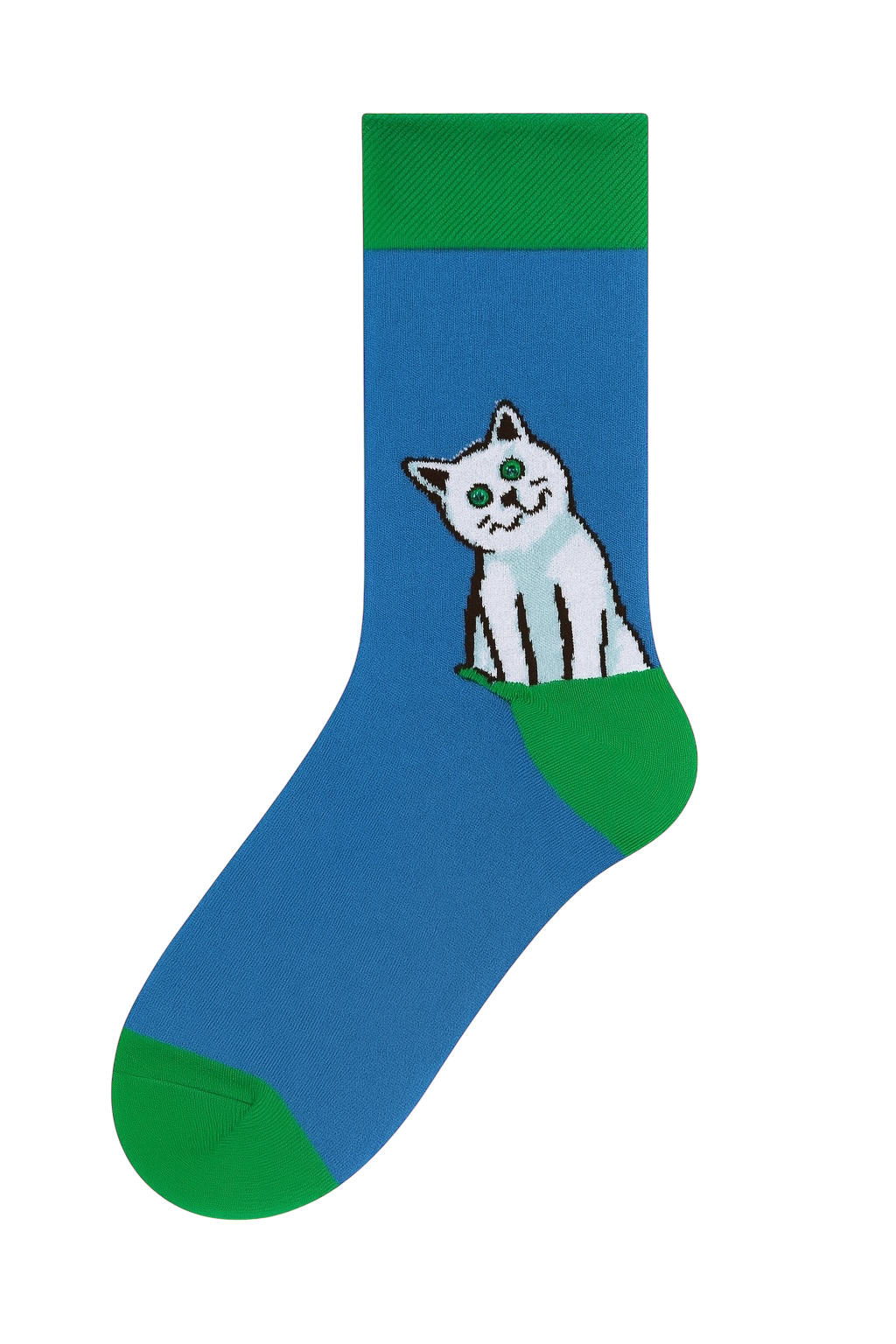 4-Pack Funny Cat Lover Socks Set: 'Cat Mum', Black Cat Halloween, and Music Notes Novelty Crew Socks