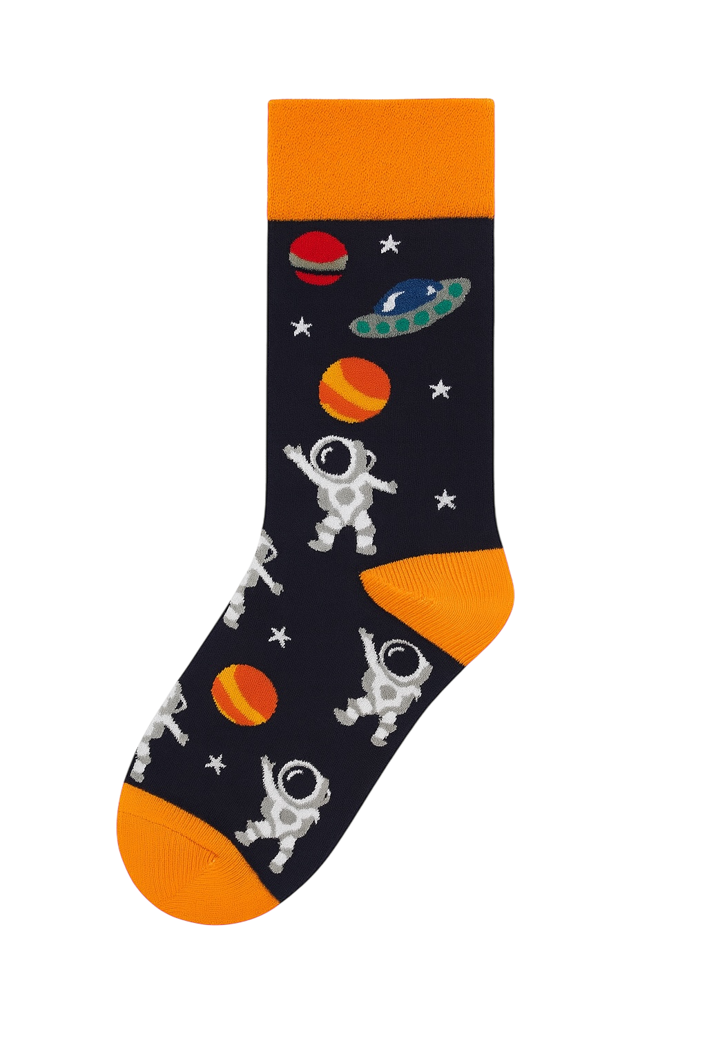 Astronaut Space Adventure Colorful Crew Socks Set